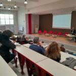 Dans l'amphithéâtre du lycée, ouverture de la séance avant la mise en route des ateliers thématiques